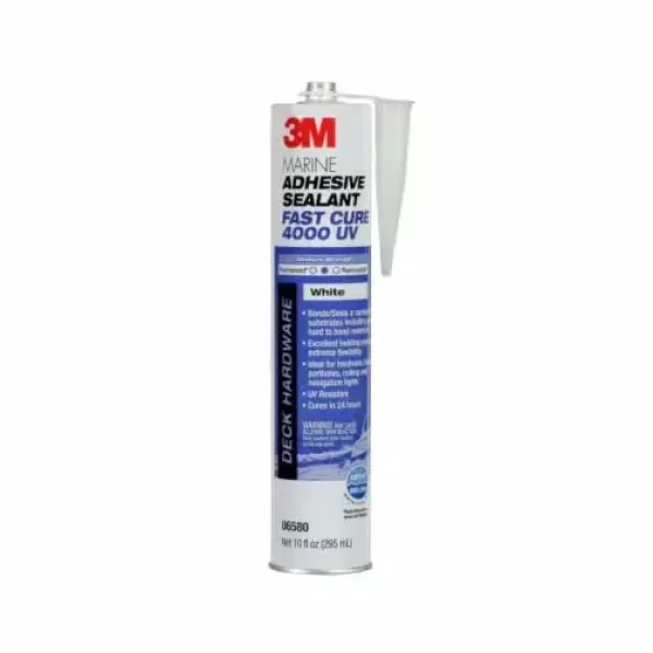3M Hibrid Marin Mastiği Cam Yapıştırıcı Mastik Beyaz 4000 UV