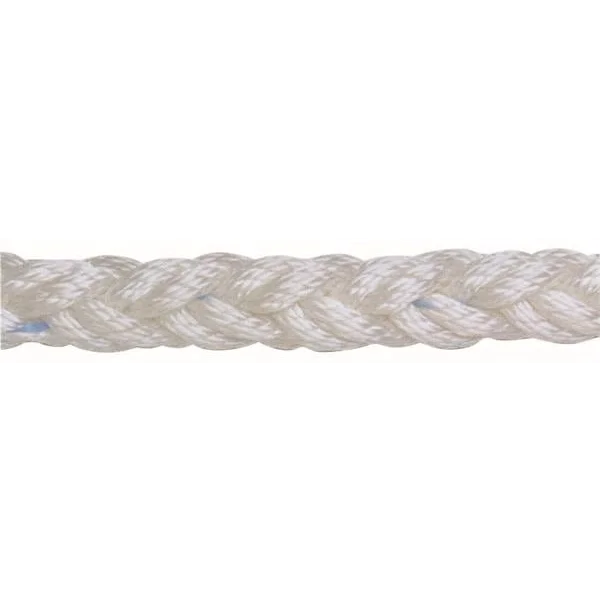 Beyaz polyester 8 kollu halat, 14mm