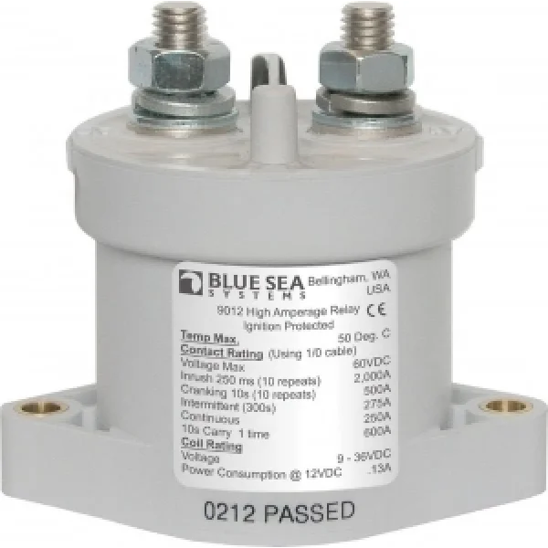 Blue Sea Systems L Serisi Solenoid Switch
