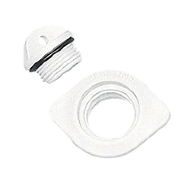 Nuova Rade Oval Güverte Tahliye Tapası 48x36mm Beyaz
