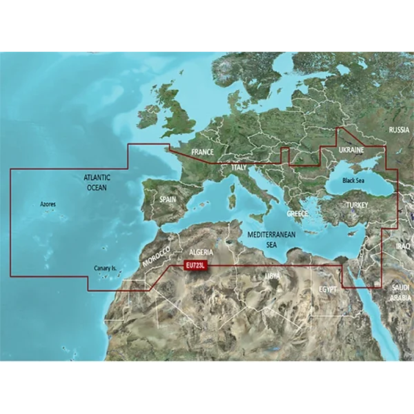 Garmin BlueChart G3 Vision GPS Harita Kartı (Tüm Türkiye ve Akdeniz)