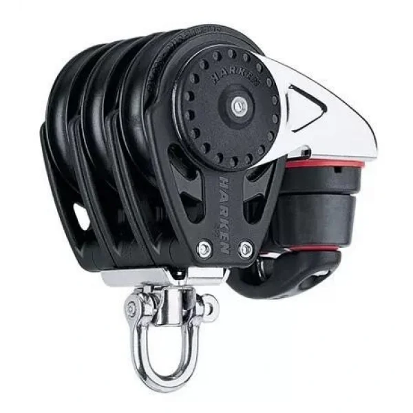 Harken 57mm Carbo Cem Kilitli Üçlü Makara - İp: 10mm