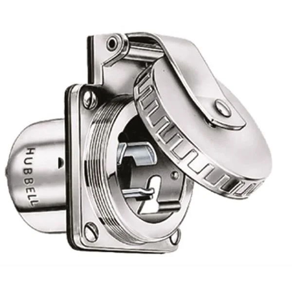 HUBBELL Paslanmaz Çelik Priz 50A/250V