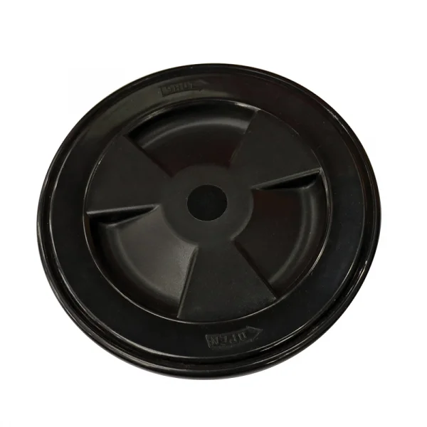 Nuova Rade Kontrol Kapağı Yuvarlak Siyah İç Ø 130mm