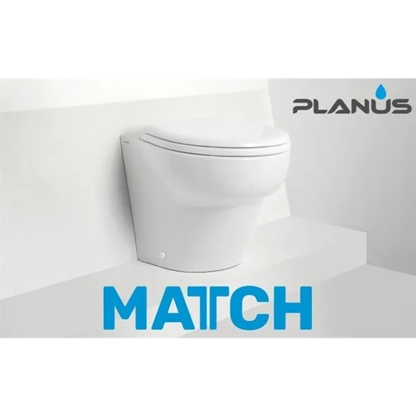 Match 12V Beyaz Kısa Taş. Thr. Kitli Tuvalet