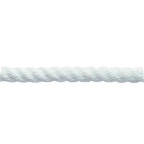Polyester örgü halat, beyaz, 8mm
