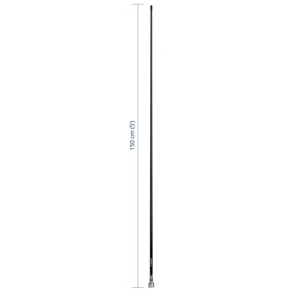 Scout Quick 2 Vhf Anteni Fiberglass 1.5 Metre Siyah