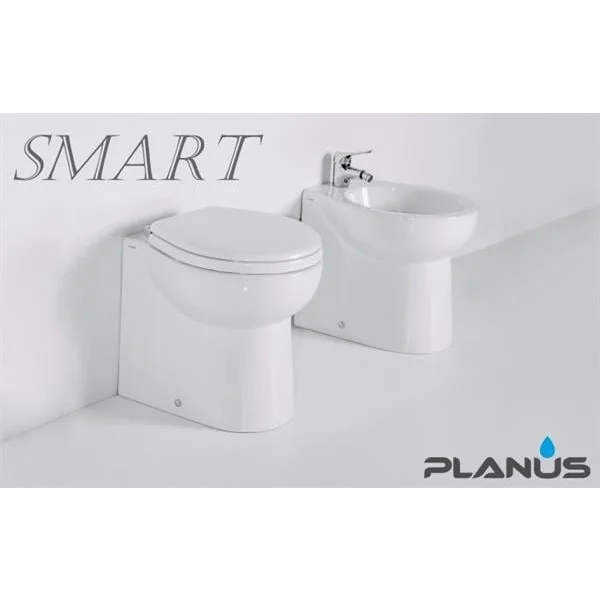 Smart 24V Beyaz Kısa Taş Taharet Kitli Tuvalet