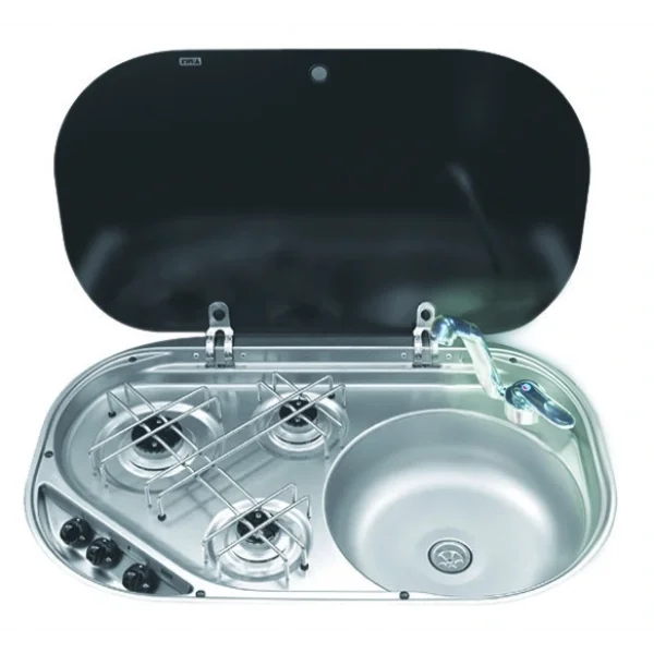 Smev 8323 Serisi Eviyeli Üç Gözlü Gazlı Ocak