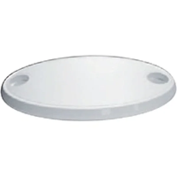 Nuova Rade Oval Tekne Masası 450x760mm Bardak Yuvalı Beyaz