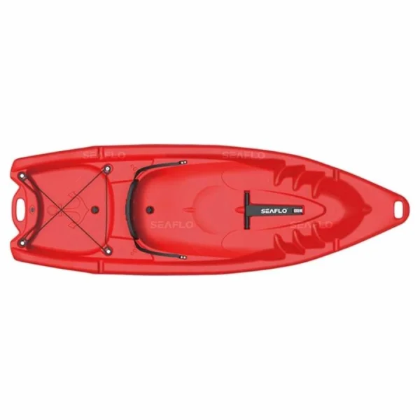 SEAFLO Tek Kişilik Polietilen Sert Kano - Kırmızı