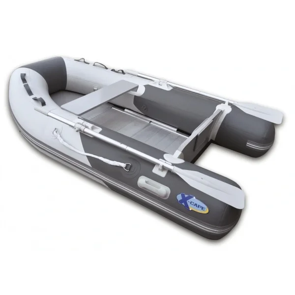 X-Cape Alüminyum Tabanlı Şişme Bot 250 Koyu Gri - Açık Gri