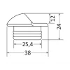 Alcor Merdiven Lambası Gün Işığı Ledli 12/24V