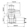 BADA C912C Tamburlu Irgat 12V 900W 6mm Vinç Sistemi