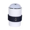 CaptainRA Beyaz Çöp Kovası Lacivert