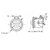 LAMP Dolap Kulpu Çevirmeli Ø50mm