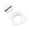 Nuova Rade Oval Güverte Tahliye Tapası 48x36mm Beyaz