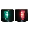 Fos Led 12 İskele&Sancak Feneri, Alttan Monte,112,5° Siyah