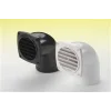HAVALANDIRMA, 90° HORTUM ADP. PLASTİK.SİYAH Ø76MM