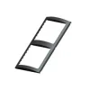 Kontrol Paneli Çerçevesi, Çiftli, L 18.5 Cm W 10Cm,Siyah