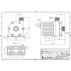 Manyetik Klima Pompası, 12V, IP65. Maks.16000Btu