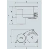 Maxwell HRC10-8 1000W 24V 8mm Tambursuz Yatık Irgat