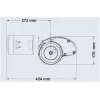 Maxwell RC-10 1000W 12V 8mm Tambursuz Dik Irgat