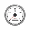 MORS Devir Göstergesi ve Motor Zaman Saati 4000RPM - Siyah