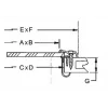 Oval sabit lumboz 178X406MM