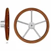 SAVORETTI T6IN Modern Teak Dümen Simidi - 50cm
