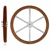 SAVORETTI T6N Modern Teak Dümen Simidi - 40cm