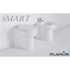Smart 24V Beyaz Kısa Taş Taharet Kitli Tuvalet