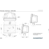 SPR-8-RM BEYAZ 8 KOMPAKT POD, RAYA MONTAJ
