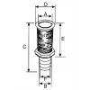 TAHLİYE BORUSU BEYAZ PLASTİK Ø22.7 X 100MM
