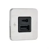 TILE-USB-A/USB-C ŞARJ SOKETİ, PASL. ÇERÇEVE