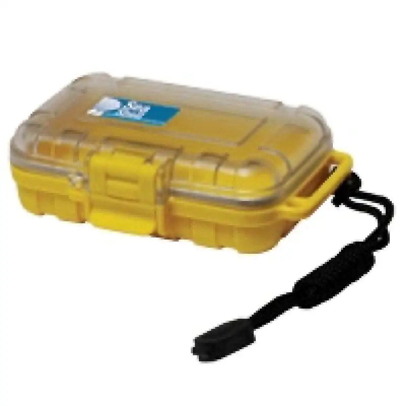 Kırılmaz Saklama Kabı,L 132X100X40mm, Su Geçirmez, Sarı