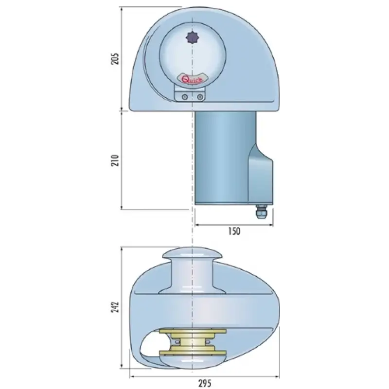 Quick Eagle Irgat, 24V-1000W, 10Mm, Tamburlu
