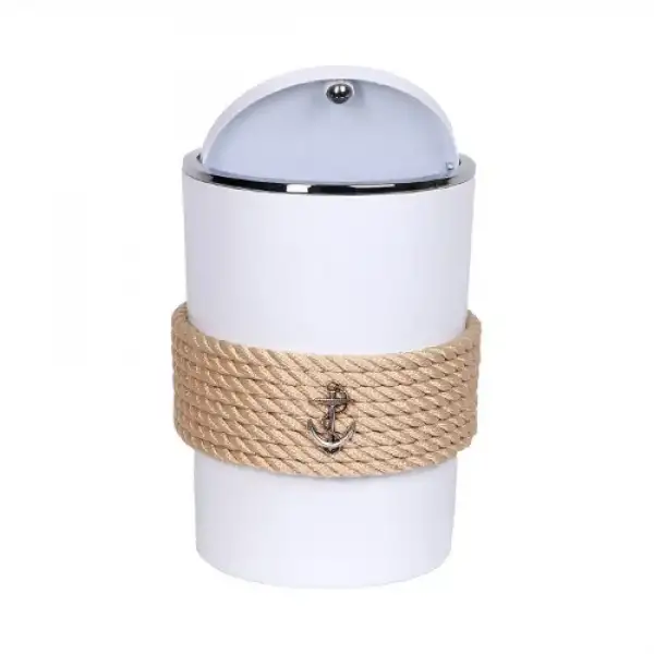 CaptainRA Beyaz Çöp Kovası Bej