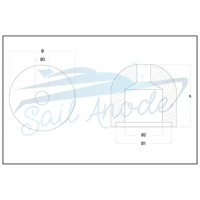 Baş Pervane Tutyalar Max Power Çinko Sail Anode