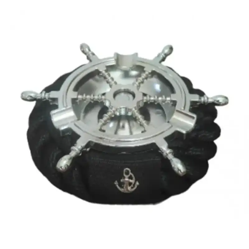 CaptainRA Krom Kaplamalı Dümen Küllük Siyah