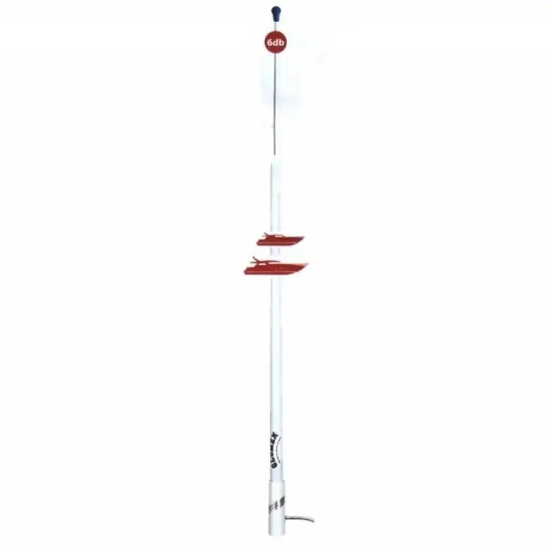 Glomex VHF Telsiz Anteni / RA 1206 NY Fiber Glas / 2.4 Mt.