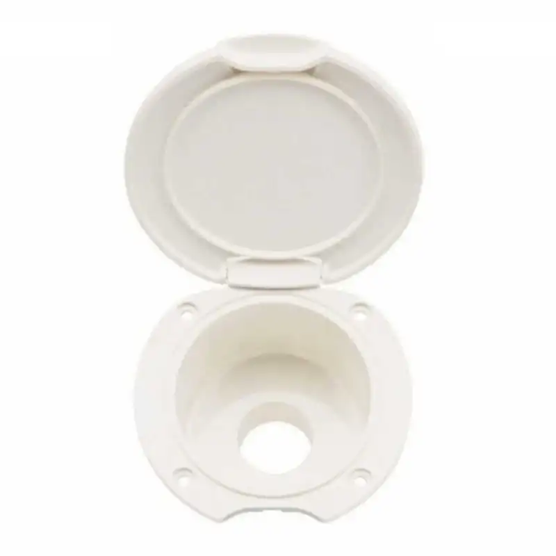 Kapaklı Duş Yuvası, Düz, Plastik Ø70mm