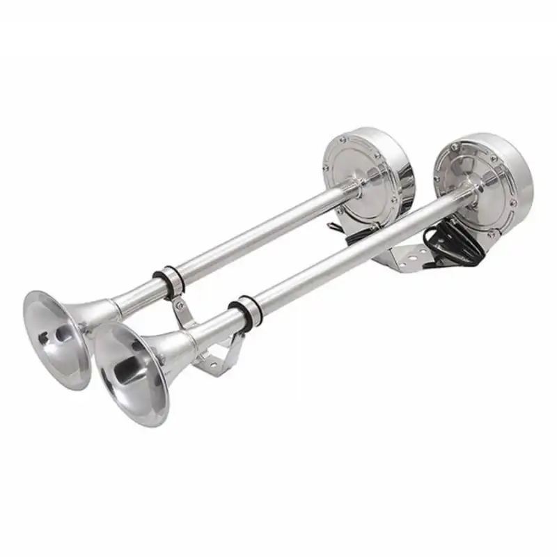 Krom Trompet Korna Çiftli / 12V