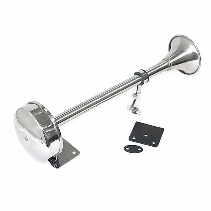 Krom Trompet Korna Tekli 12V 45 cm