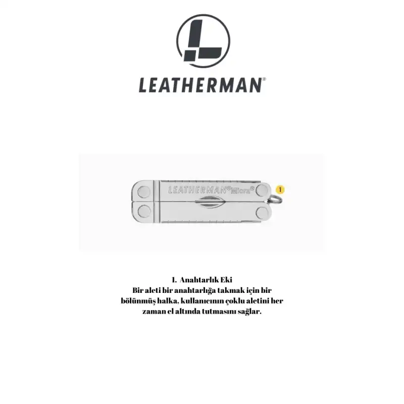 Leatherman Micra Slate 10 Fonksiyonlu Çakı