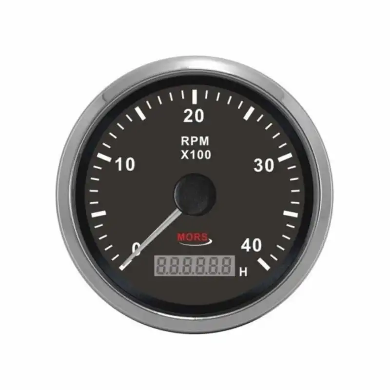 Mors Devir Göstergesi ve Motor Zaman Saati 4000rpm Renk:Siyah