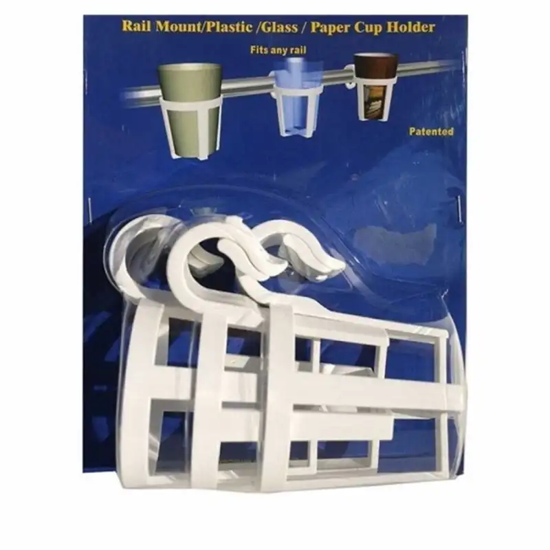 Plastik Bardaklık , Bardak Tutucu 3lü Paket, Boruya Asılabilen