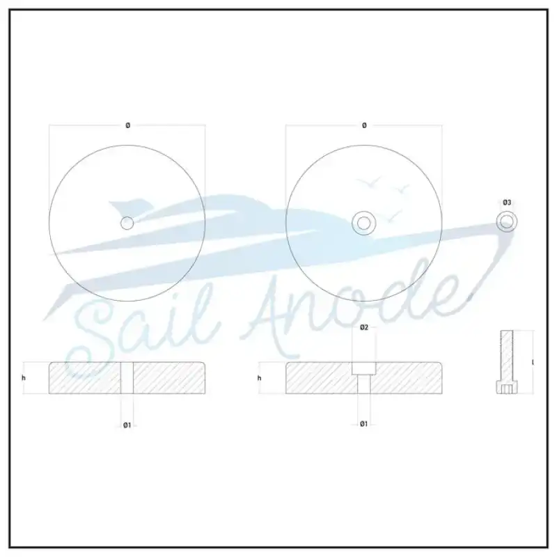 Platform Tutyalar Çinko Sail Anode
