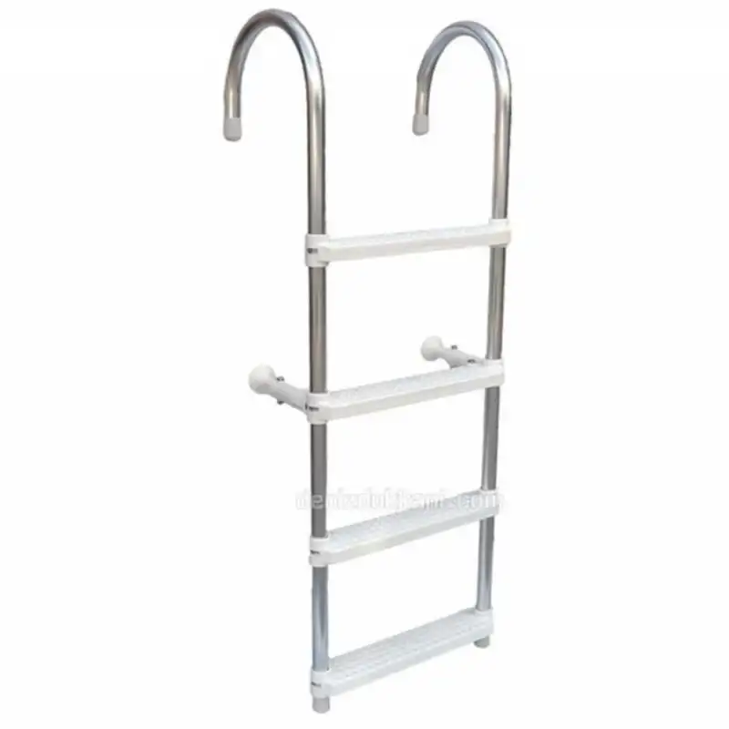 Portatif Katlanabilir Alüminyum Tekne Merdiveni Basamak:5,Boy:115cm