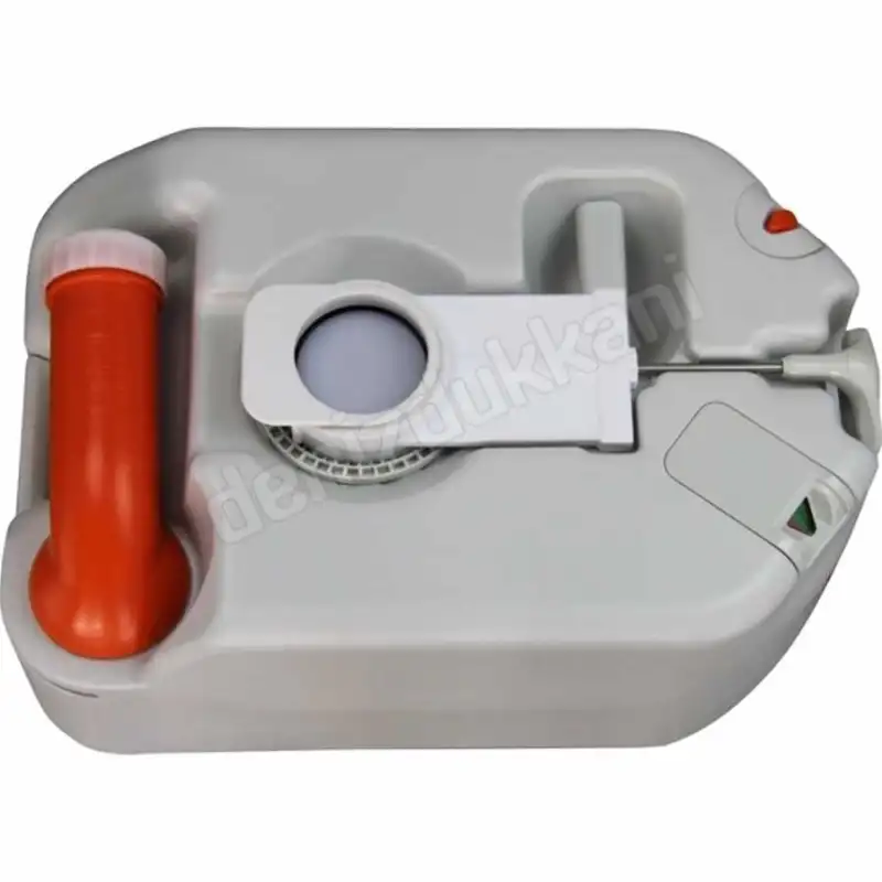 Porvaletti Lüx Kasetli Karavan Tuvaleti 22L Pis Su Tankı / Taharet Musluklu